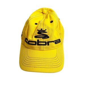 King Cobra Footjoy FJ Speed Baseball Cap Yellow Golf Hat Embroidered Adjustable
